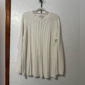 Coldwater Creek White Sweater